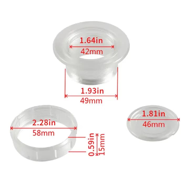 Trou de Parasol pour anneau avec trou, ensemble d'insertion pour Table de Patio, trou de parapluie,