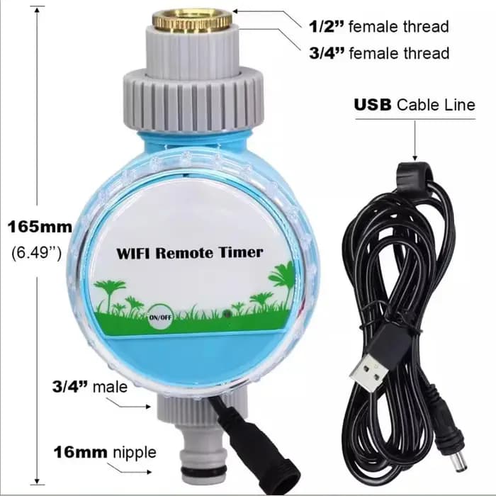 Minuterie d'eau de jardin sans fil WiFi