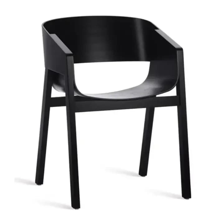 Chaise nordique de luxe en bois