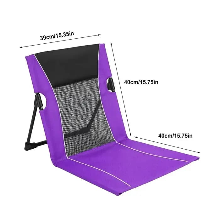 Chaise longue de plage pliable avec sac de transport pour piscine, idéale pour bronzer, voyager, camper et pique-niquer
