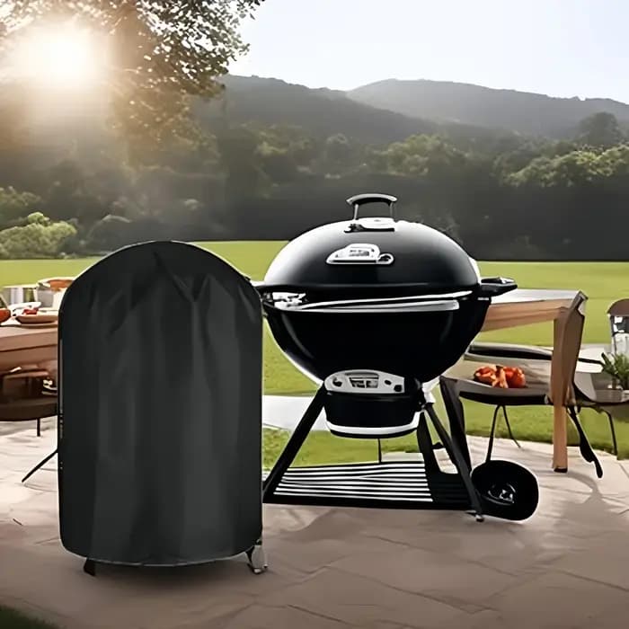 Housse de barbecue compatible avec les grills au charbon Weber Performer Premium & Deluxe (22 pouces