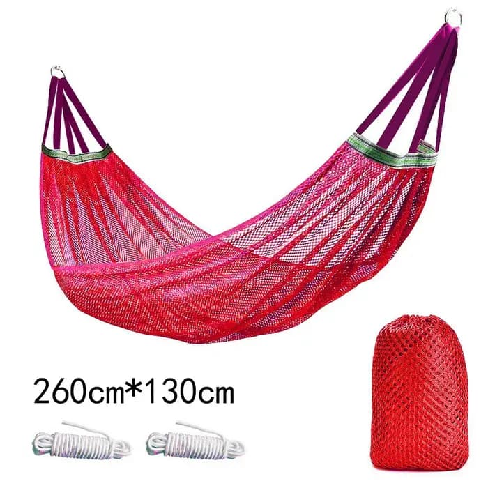 Hamac de jardin en maille pour l'extérieur