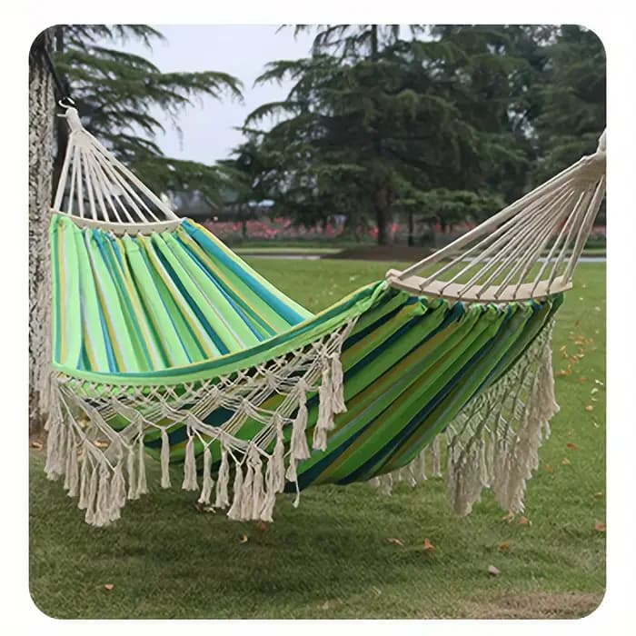 Hamac double bohème pour 2 personnes