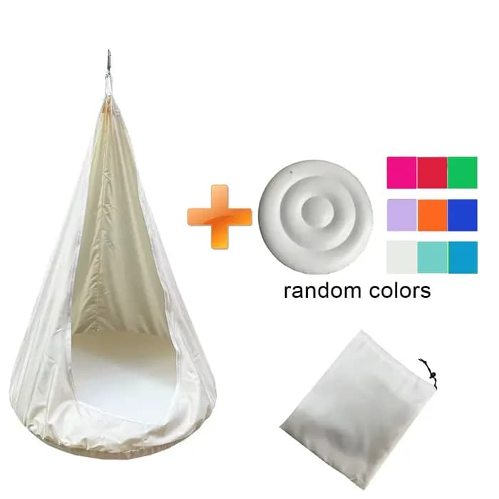 Hamac gonflable polyvalent avec coussin d'air pour le plaisir et la détente, idéal pour les patios,