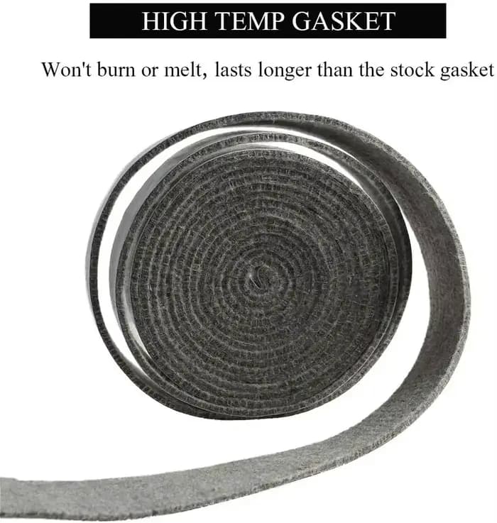 Joint de gril de remplacement pour barbecue Kamado, haute température, accessoires de joint pour fum