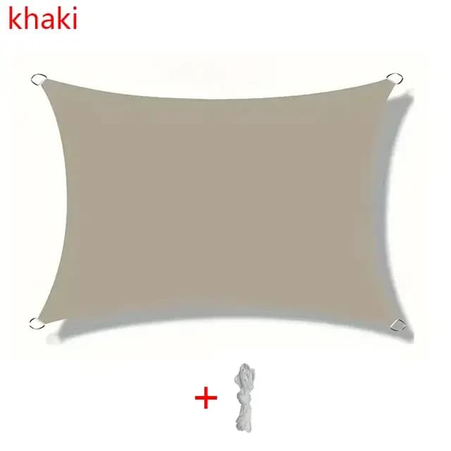 Voile d'ombrage rectangulaire imperméable pour extérieur