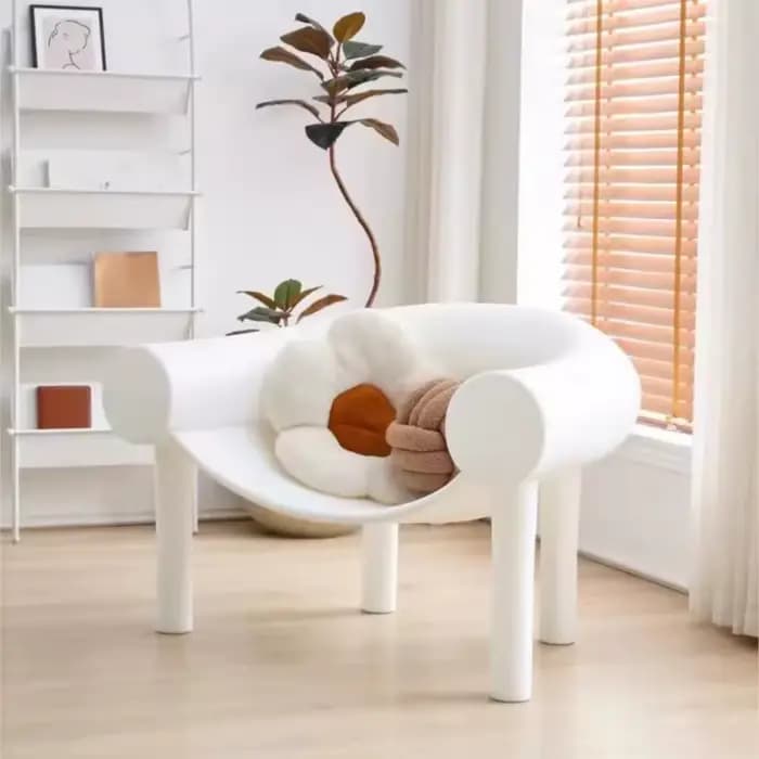 Chaise Tellurium à dossier souple, canapé Simple Ins scandinave, Simple, moderne, pour salon, hôtel,