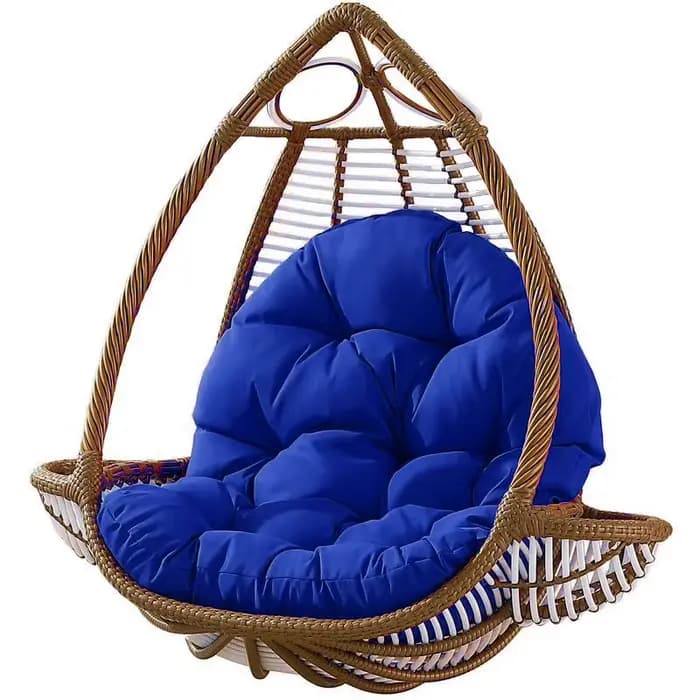 120x80cm panier suspendu oeuf chaise coussin extérieur canapé balançoire
