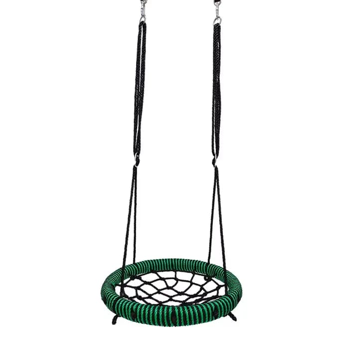 Balançoire d'arbre en toile d'araignées de 60cm, balançoire en filet de soucoupe extérieure, hamac c