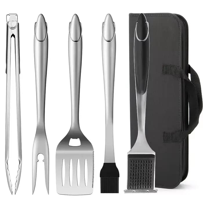 Ensemble d'outils de Barbecue en acier inoxydable, ensemble d'accessoires pour poêle à frire, ensemb