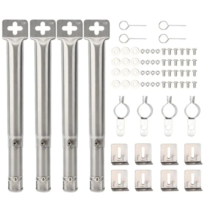 Tuyau de Barbecue universel réglable en acier inoxydable