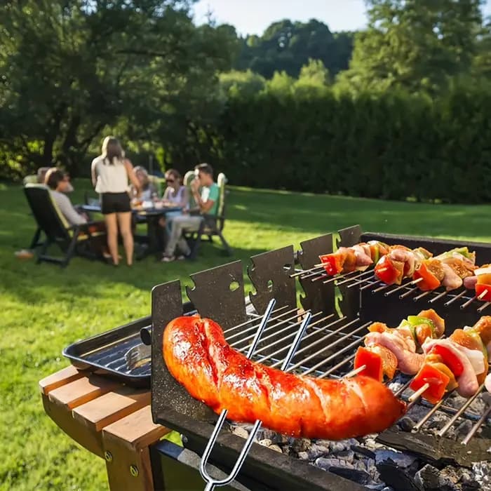 Fourchettes de Barbecue télescopiques réglables