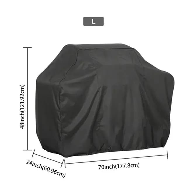 Juste de Protection Ronde pour Barbecue d'Extérieur