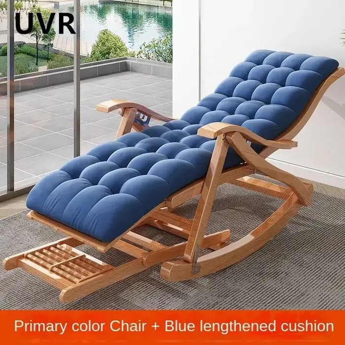 UVR-Chaise à Bascule Pliante pour Adulte, Fauteuil de Salon, Lit, Bureau, Pause Déjeuner, Sieste, Do