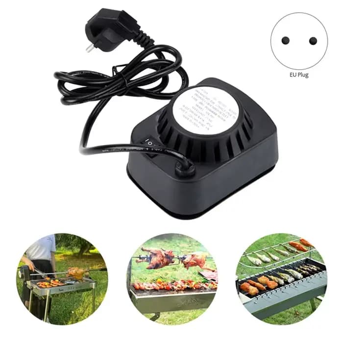 Moteur de barbecue BSEVB-BBQ avec brochettes rotatives électriques automatiques pour camping et usage domestique