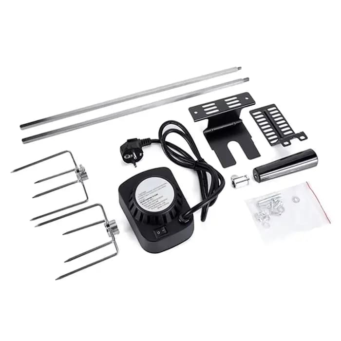 Moteur de barbecue BSEVB-BBQ avec brochettes rotatives électriques automatiques pour camping et usag