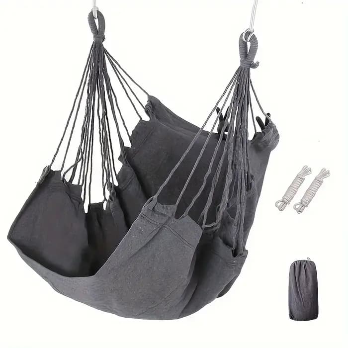 1pc loisirs tissu hamac chaise extérieure balançoire