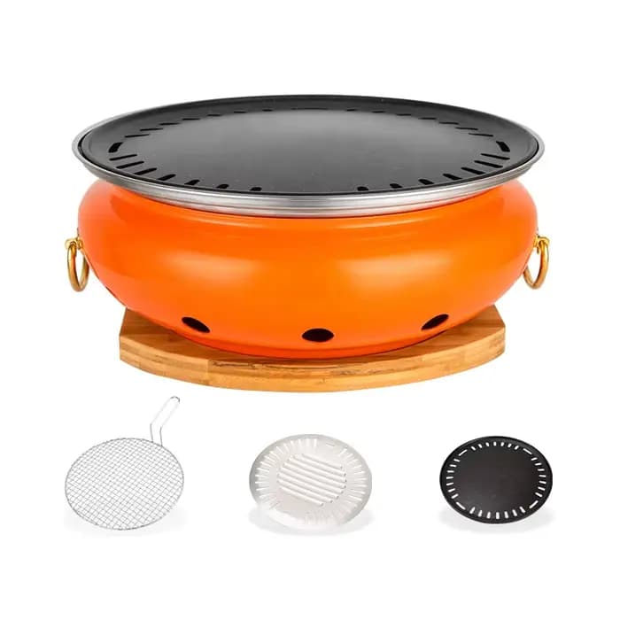 Grill de Barbecue Portable en acier inoxydable au carbone