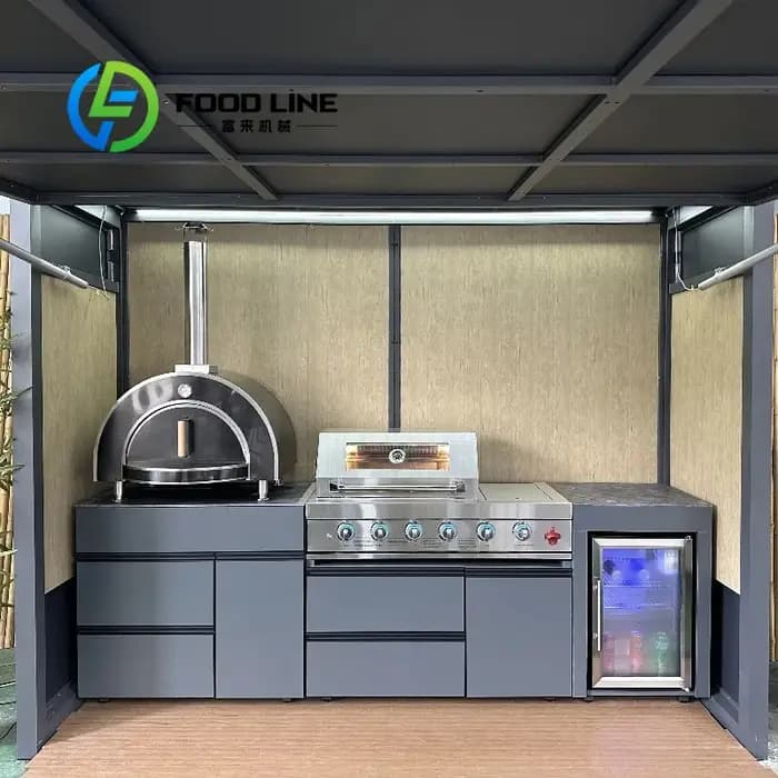 Abri de jardin extérieur avec portes sécurisées, design moderne noir et gris, structure coupe-vent et imperméable pour jardin, patio et cour arrière
