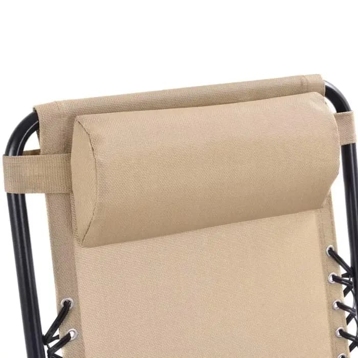 Oreiller appui-tête pour chaise longue de Patio, oreiller inclinable réglable