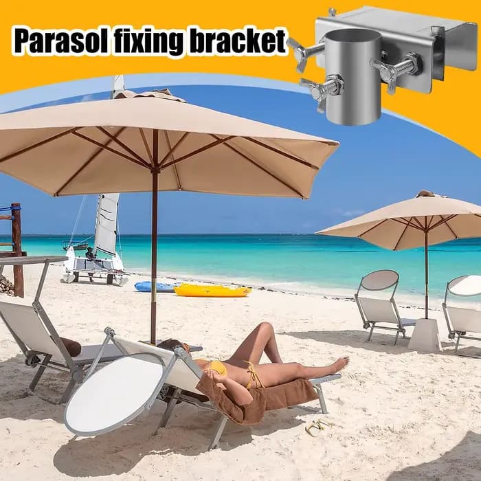 Support de parasol réglable pour balcon et terrasse