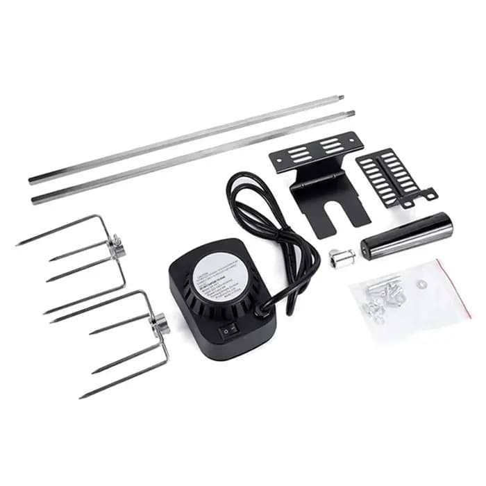 Moteur de barbecue BSEVB-BBQ avec brochettes rotatives électriques automatiques pour camping et usage domestique