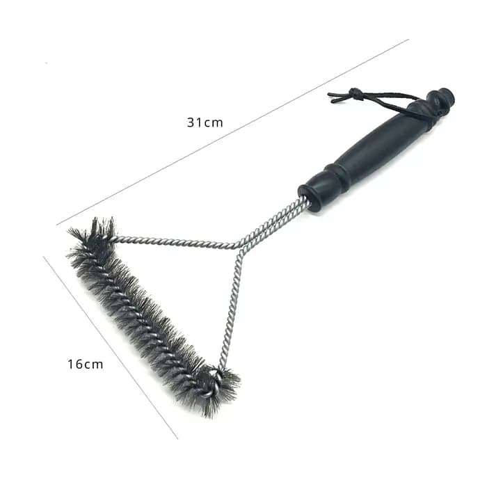 Brosse à Barbecue en Acier Inoxydable, Poils Antiadhésifs, Outil de Nettoyage