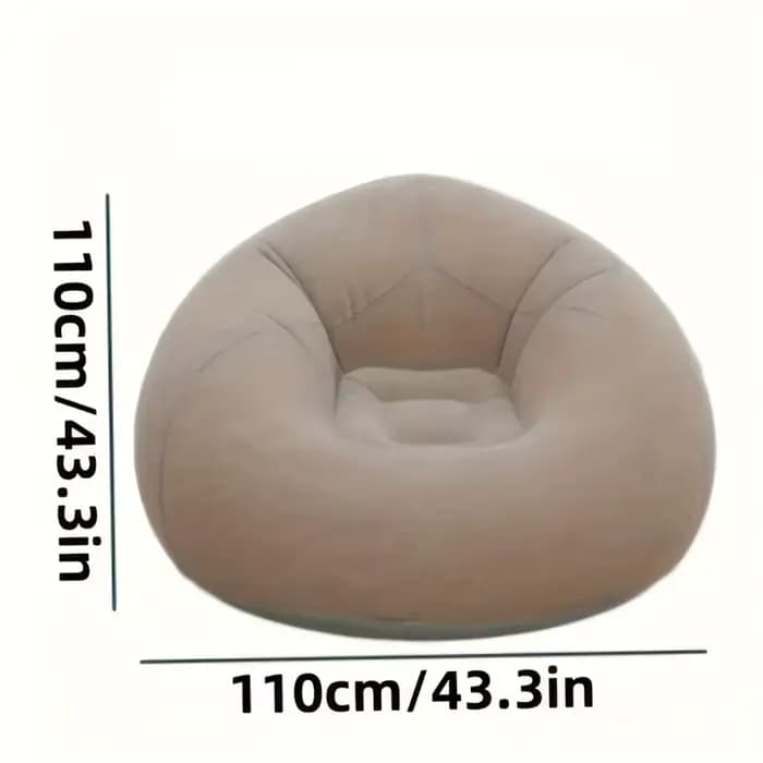Canapé paresseux gonflable ovale pliable