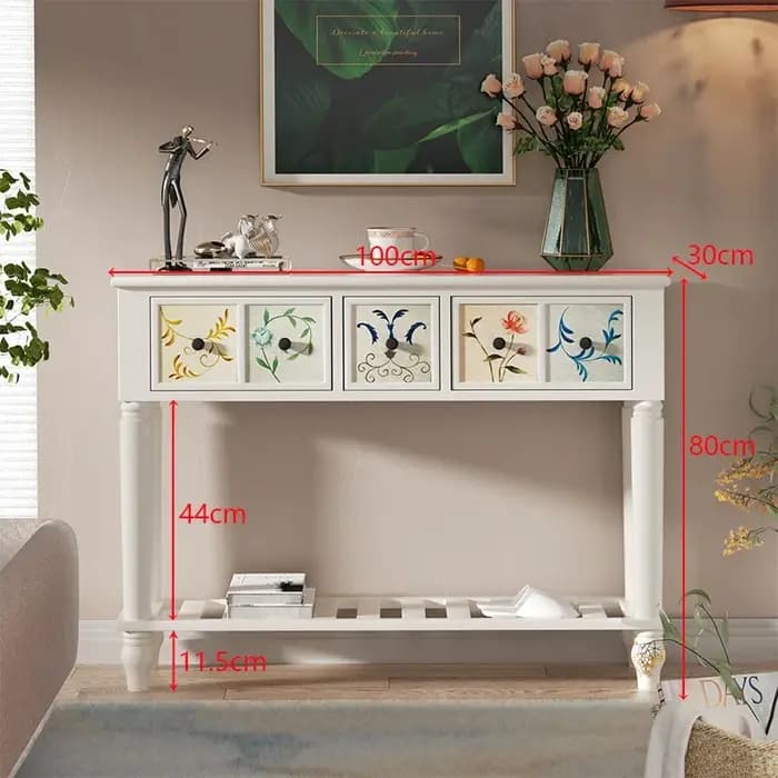 Tables consoles étroites italiennes