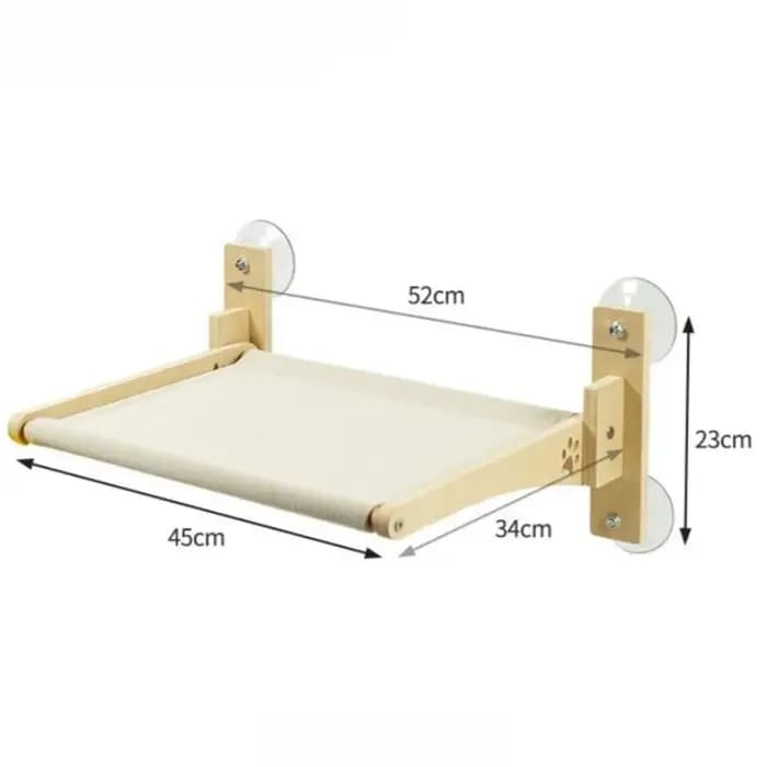 Hamac mural pliable pour chat