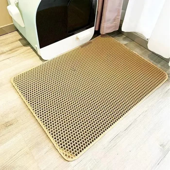 Tapis de litière pour chat de grande taille Eva Double couche imperméable