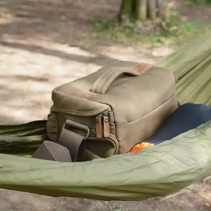 Nouveaux hamacs de rangement extérieur 2025 pour le camping portable, les voyages, le jardin, la randonnée en nature, les vêtements, les chaussures et l'équipement – Petit hamac