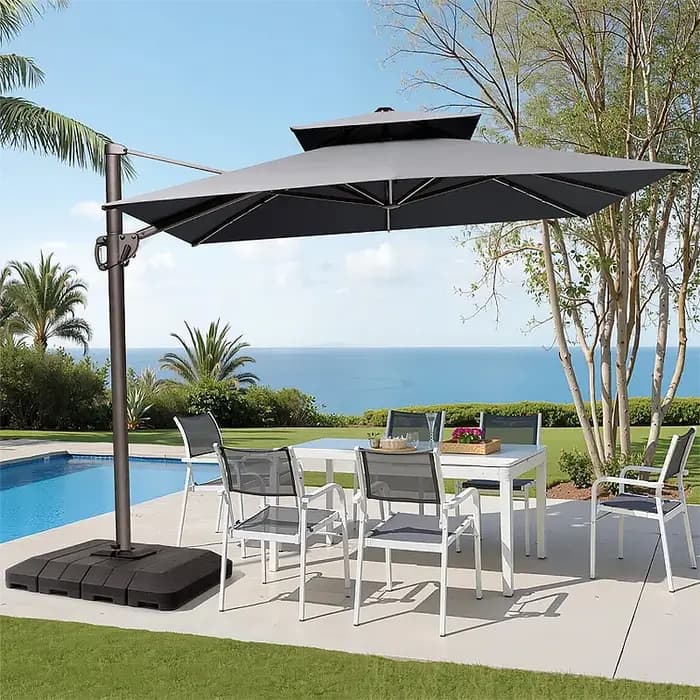 Parasol romain extérieur en aluminium