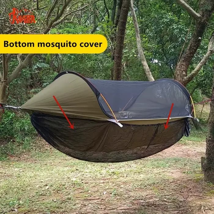 2025 voyageur hamac bas moustiquaire couverture extérieure hamac détachable moustiquaire camping ham