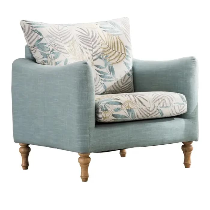 Chaise à coussin en bois avec protecteur De sol