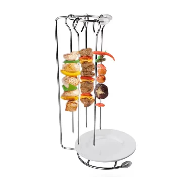 Ensemble de brochettes de Barbecue en acier inoxydable