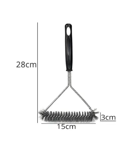 Brosse de gril sûre-brosse de barbecue sans poils-nettoyeur de barbecue en acier inoxydable résistan