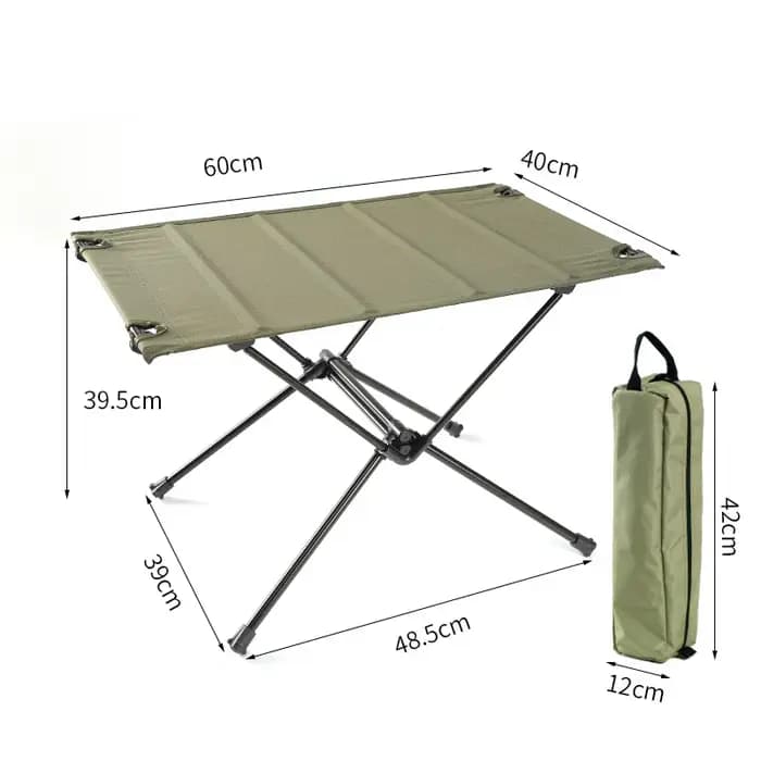 Table de Camping pliante Portable en alliage d'aluminium