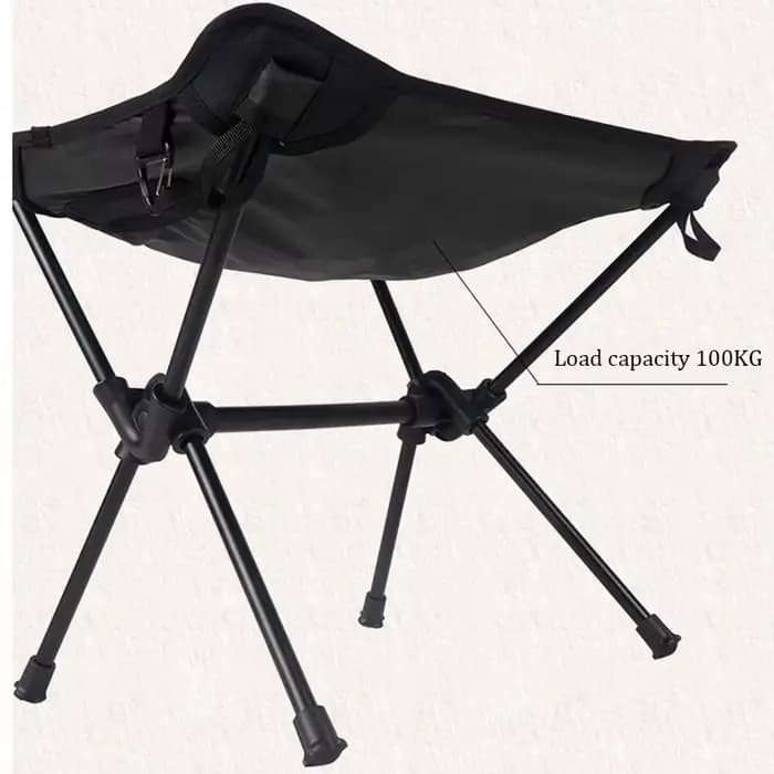 Chaise pliante en alliage d'aluminium pour camping en plein air, tabouret portable ultra léger, tabo