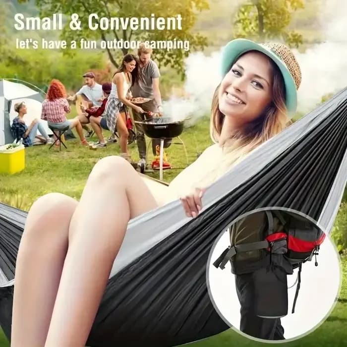 Hamac quatre saisons confortable et respirant avec sac à dos