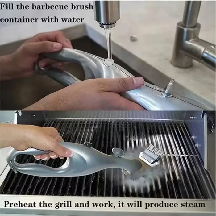 Brosses de nettoyage à vapeur pour gril de Barbecue