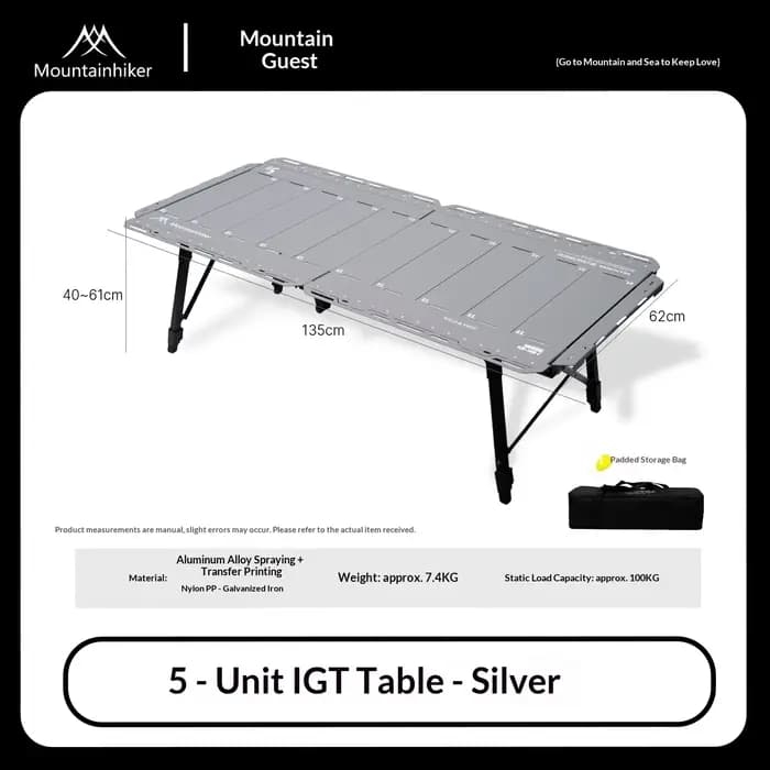 MOUNTAINHIKER 2026 Nouvelle Table IGT 3