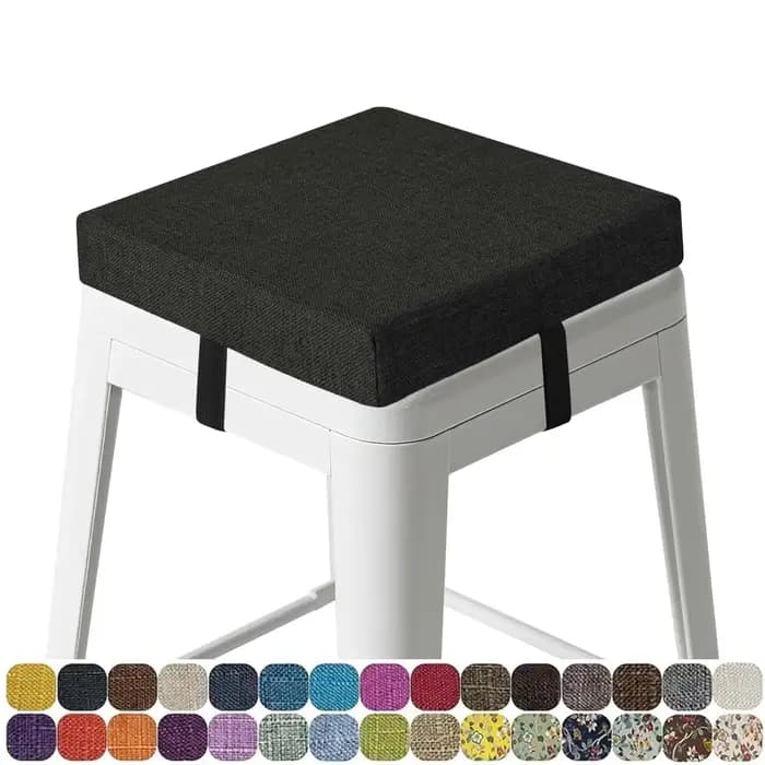 Coussins de siège carrés 30x30cm avec serrures, coussin de banc personnalisé pour intérieur, tapis de coussin de cabine de Bar, coussinets de siège de chaise de salle à manger