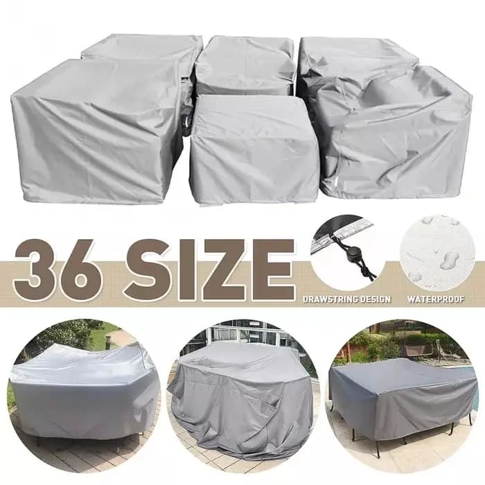 Multi-TANFurniture-Juste de Protection Imperméable pour Jardin Extérieur, Juste pour Canapé, Chaise,