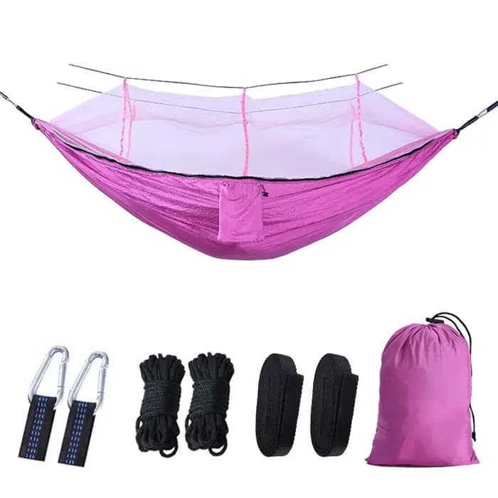Hamac de Camping en plein air Portable léger avec moustiquaire