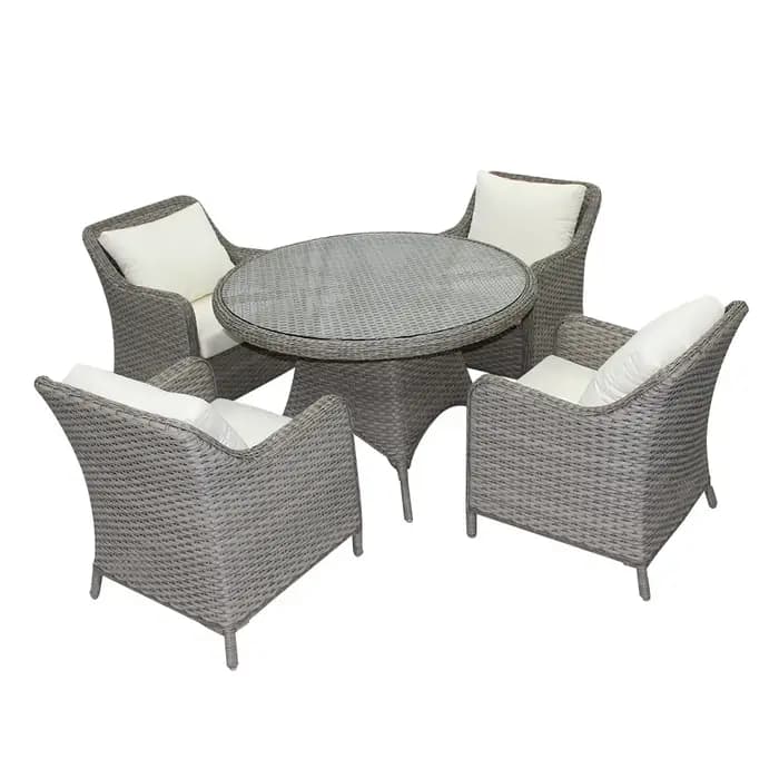 Ensemble de meubles de jardin 4 places en rotin