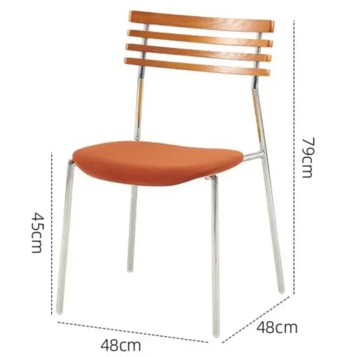 Chaises de salle à manger Vintage françaises en bois massif