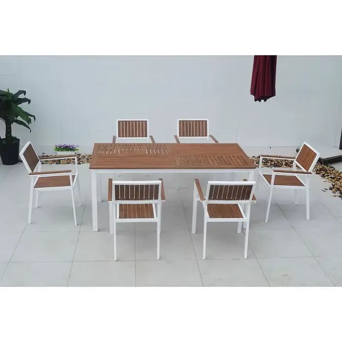 Ensemble de meubles Table et chaise d'extérieur, chaise et Table de salle à manger, ensemble de jard