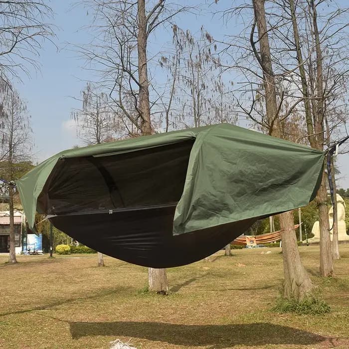 Hamac parachute, filet anti-insectes multifonctionnel