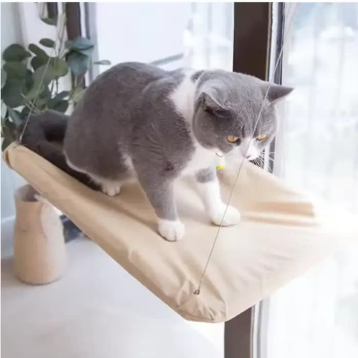 Hamac suspendu pour chat de 20 kg – Confortable
